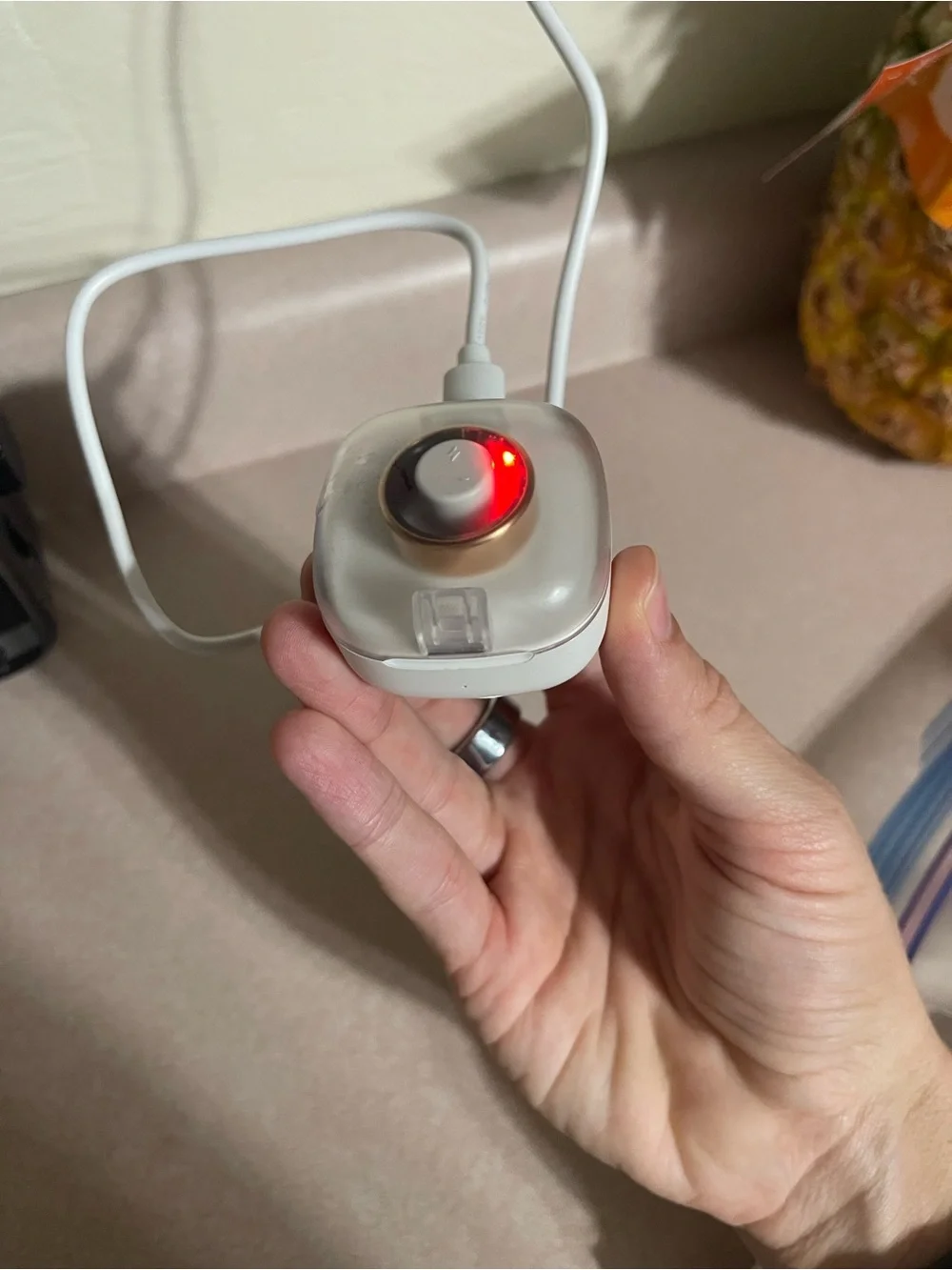 Biemha SIZE 8-Smart Health & Fitness Ring - Rose Gold